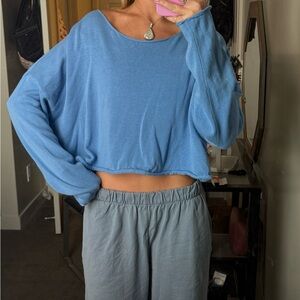 Brandy Mellvile Blue Women's Top